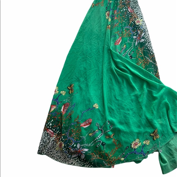 Lily’s Fashion Elegant Flowing Coral Reef Dress M - Picture 5 of 9